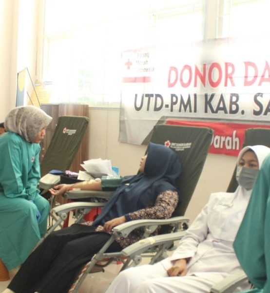 Tim KSR Poltera Selenggarakan Donor Darah Berkolaborasi dengan PMI Kabupaten Sampang